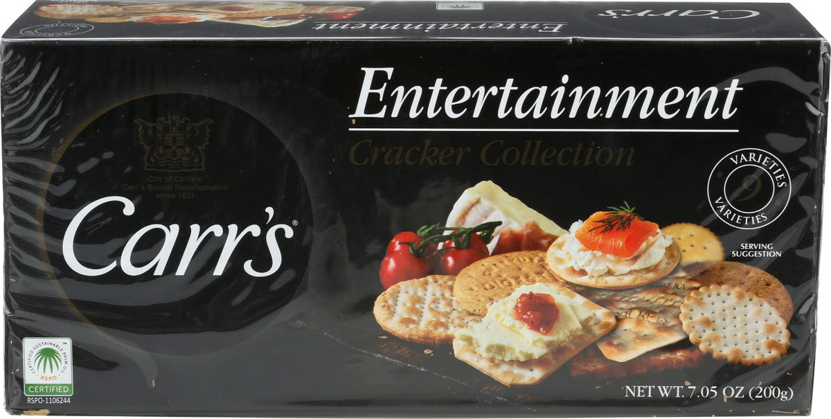 Carr's Entertainment Cracker Collection box for elegant entertaining at home