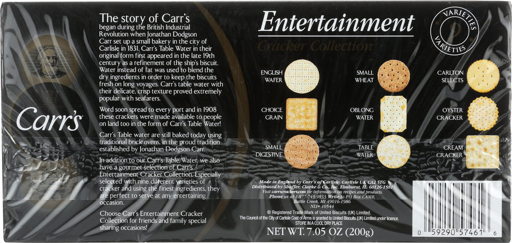 Carr's cheese pairing setup featuring Carr's crackers