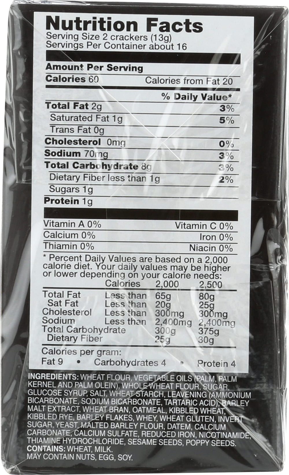 Carr's packaging highlighting premium, sustainable sourcing