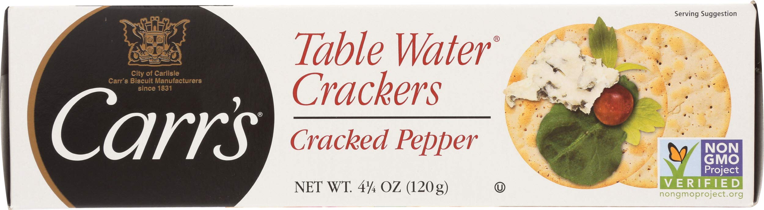 Carr's cracked pepper crackers on a cheese board ideal for entertaining