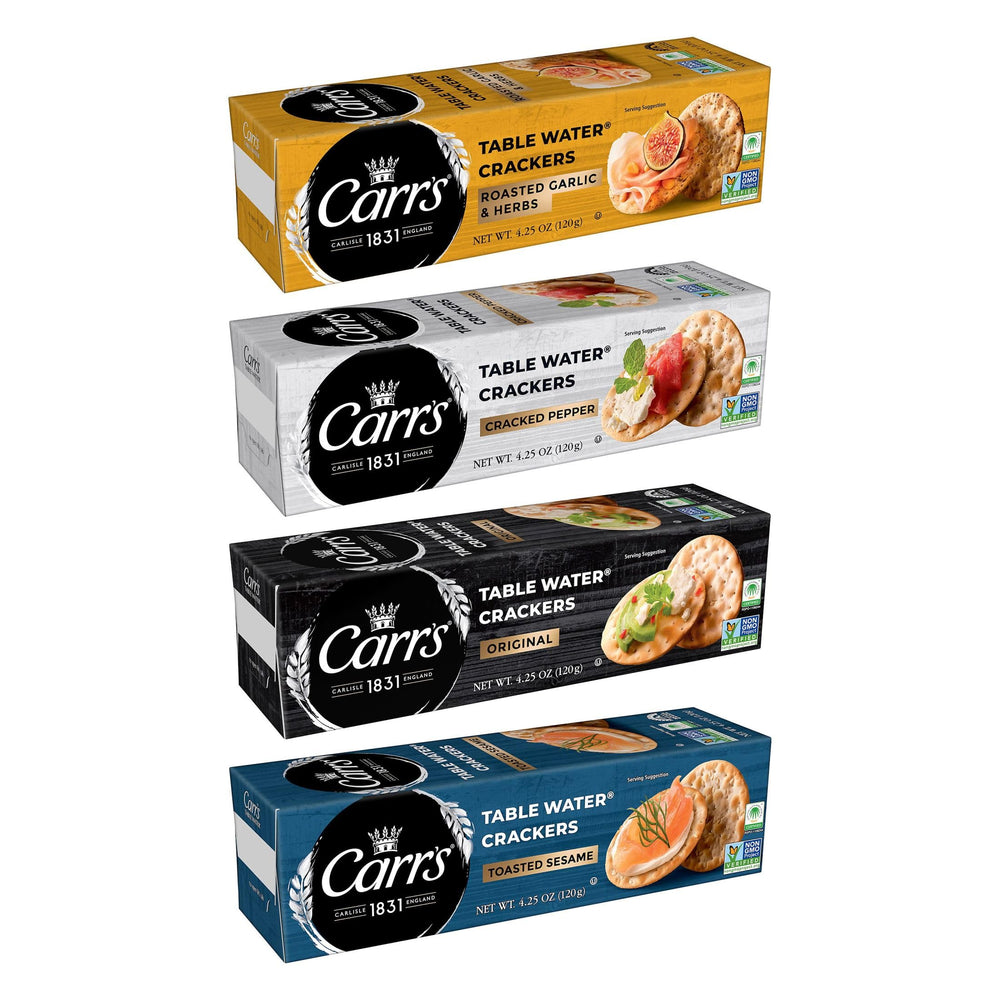 Carr's crackers picnic setup for outdoor meals