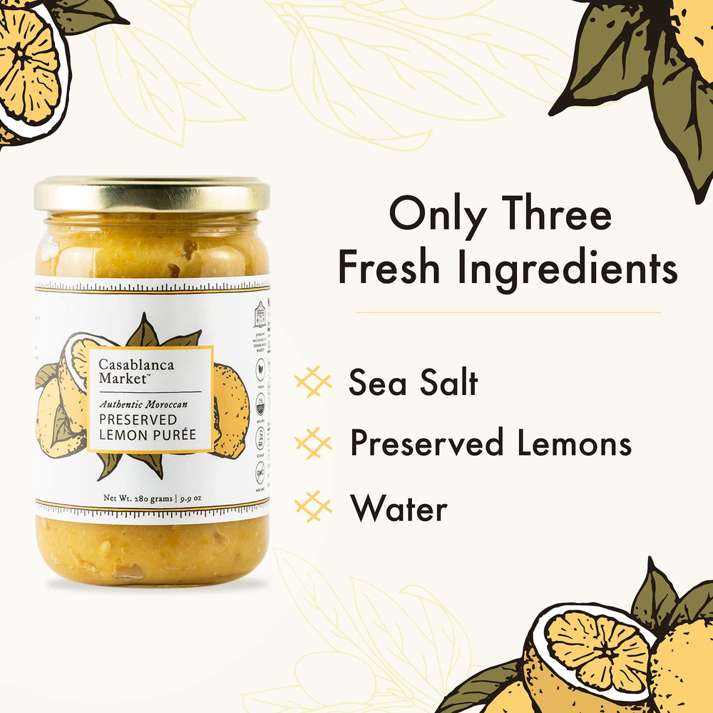 Casablanca Market preserved lemon puree bottle ideal for tangy dressings