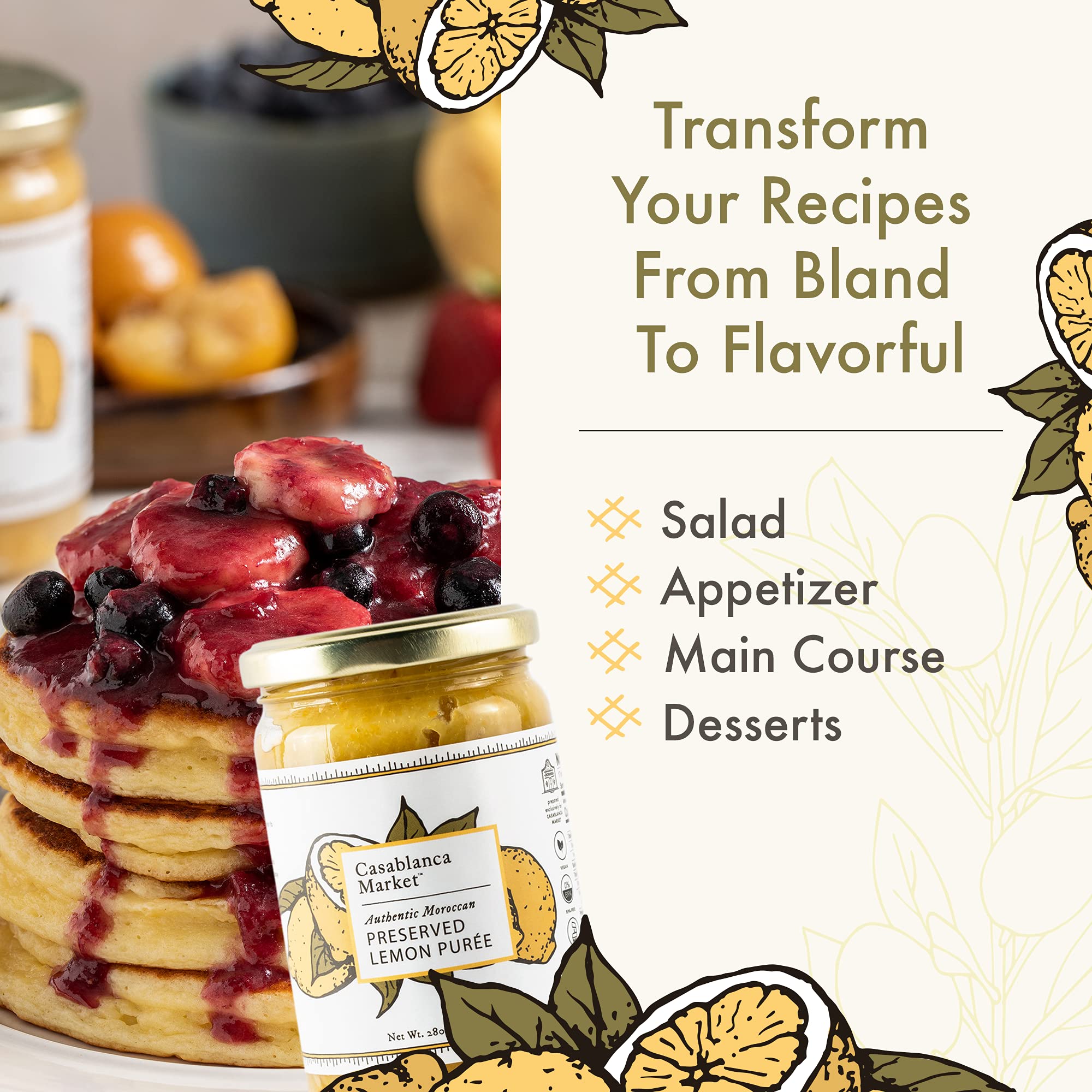 Casablanca Market preserved lemon puree texture resembles lemon curd