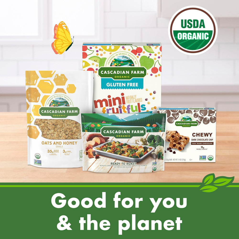 Cascadian Farm cereal as a quick breakfast or snack idea