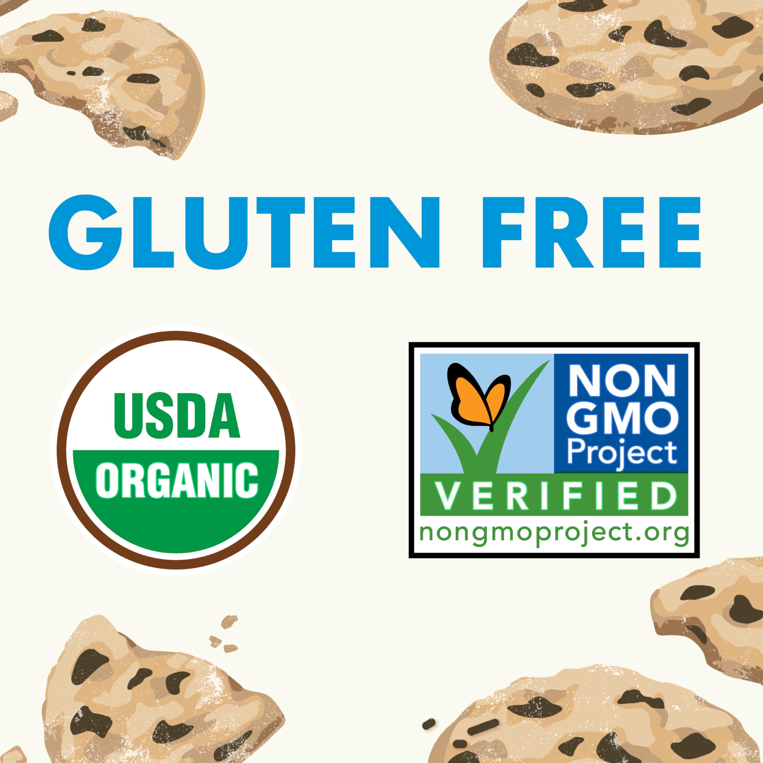 Box back shows USDA Organic and Non-GMO Project Verified status.