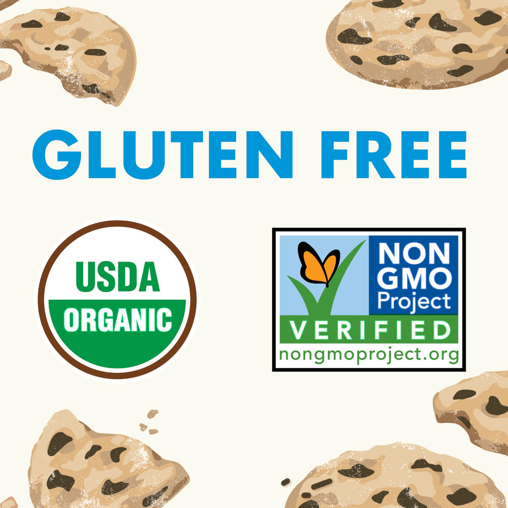Box back shows USDA Organic and Non-GMO Project Verified status.