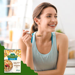 Side view of Cascadian Farm packaging highlighting organic certification.