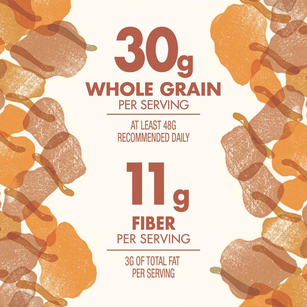 Kernza grain image highlight in Cascadian Farm cereal