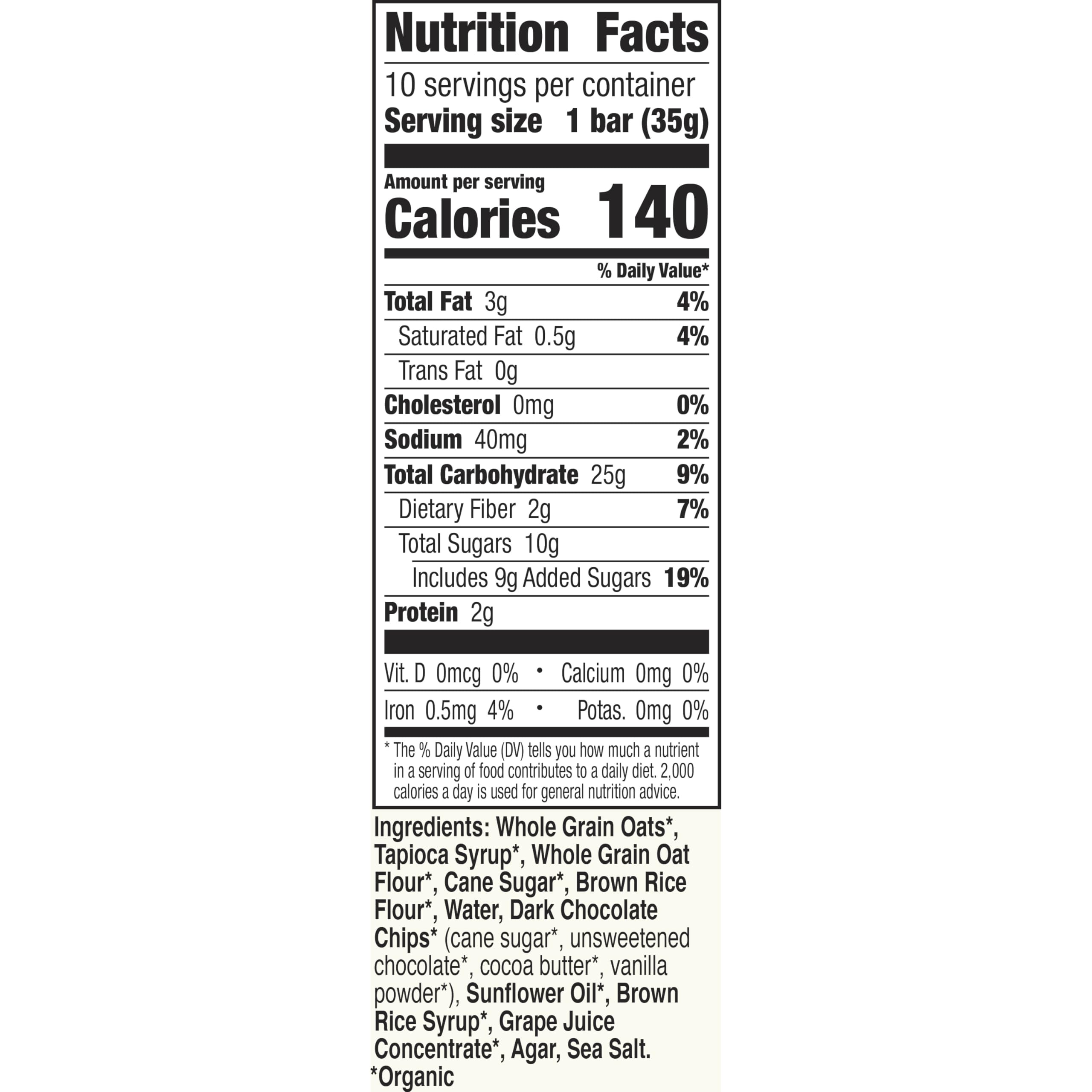 Cascadian Farm organic chewy granola bars value-size packaging for pantry.