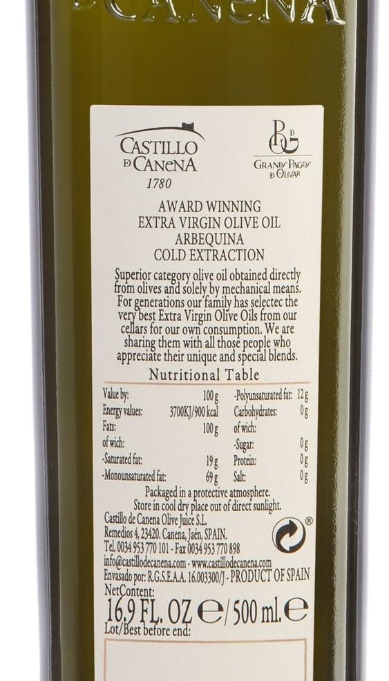 Castillo de Canena EVOO drizzle over fresh greens to elevate salads