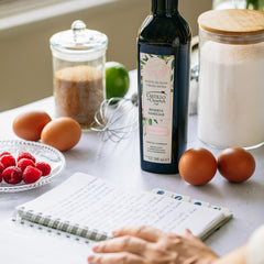 Castillo de Canena Arbequina EVOO tasting pour enhances finishing flavors