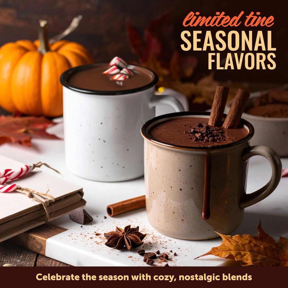 Castle Kitchen monkfruit-sweetened hot chocolate powder packaging ready for sugar-free treats