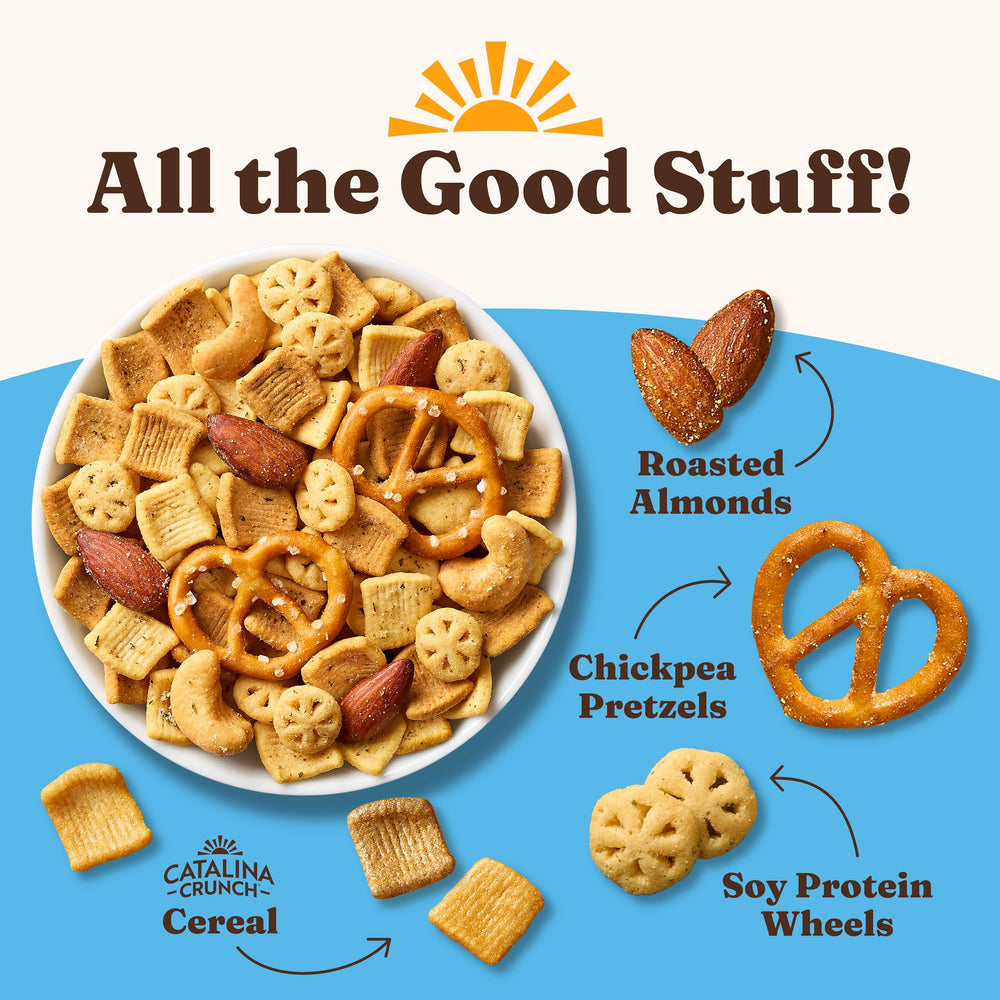 Catalina Crunch almonds, heart-healthy fats and fiber boost for snacking.