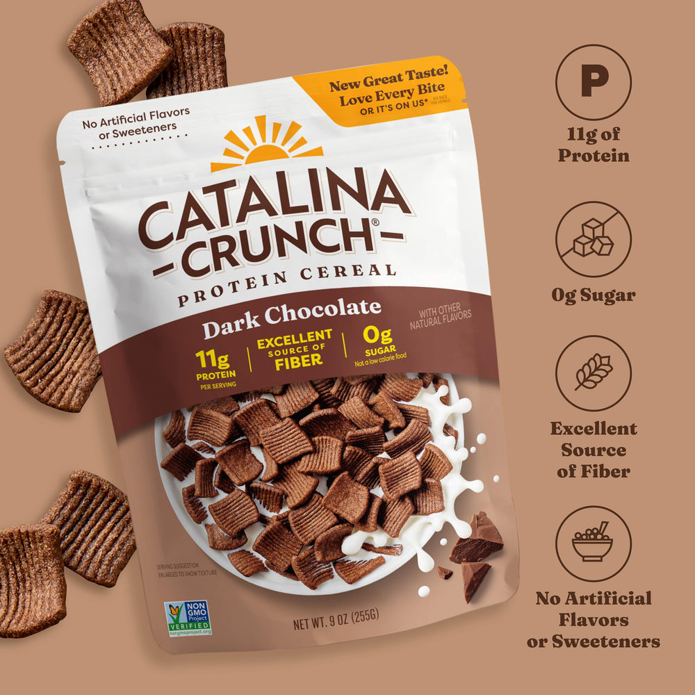 Served with milk, Catalina Crunch delivers fiber-rich morning fuel.