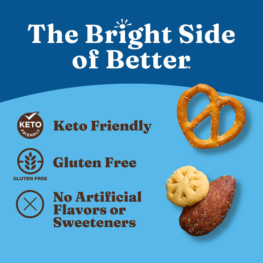 Catalina Crunch chickpea pretzels snack, fiber-forward crunch for satisfying cravings.