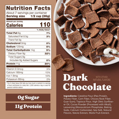 Dark chocolate Catalina Crunch cereal in a bowl for a satisfying crunch.