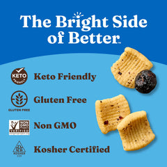 Catalina Crunch gluten-free and sugar-free packaging for mindful mornings.
