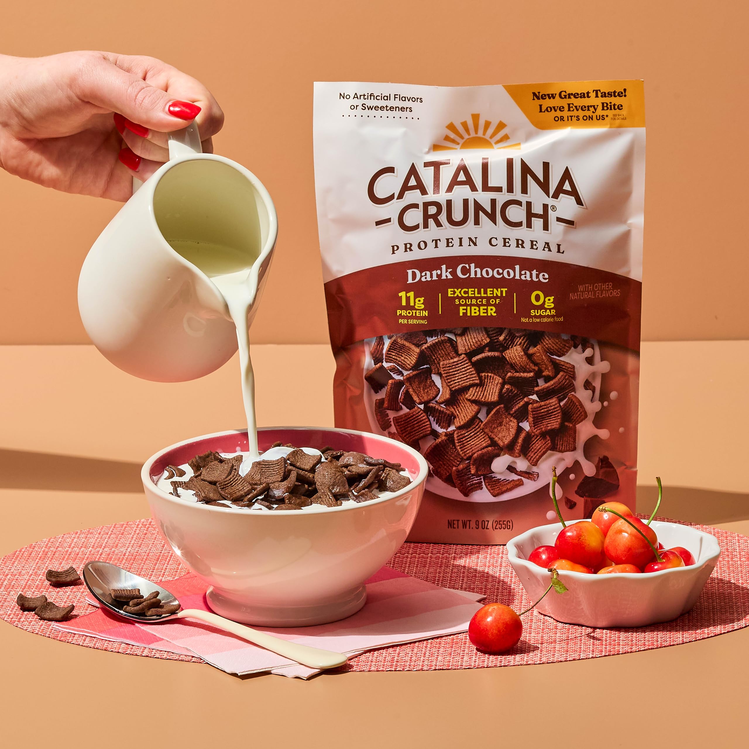 Gluten-free, Non-GMO ingredients create a clean breakfast option.