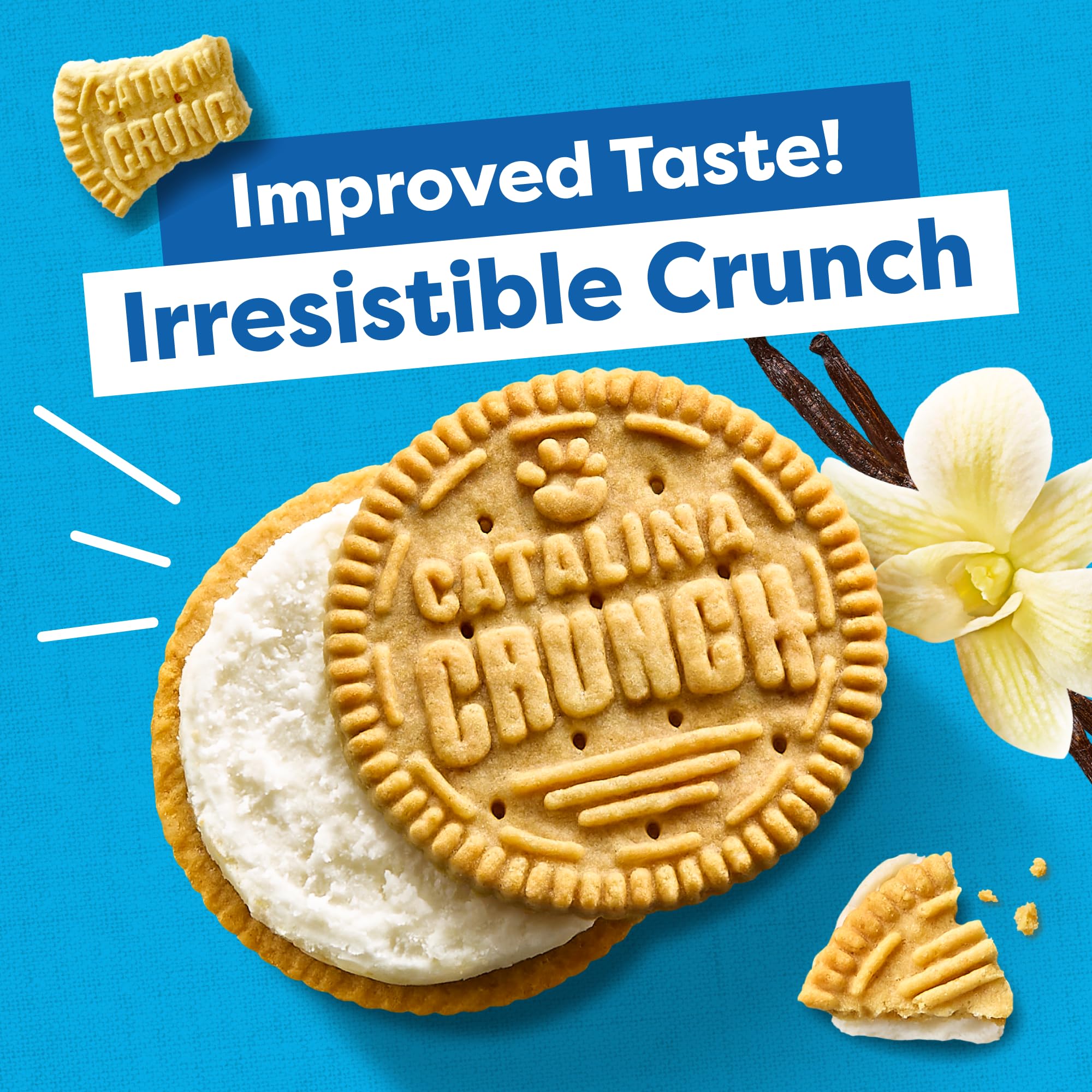 Tapioca and cassava flour based batter in Catalina Crunch Vanilla Creme