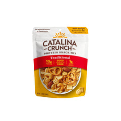Catalina Crunch Protein Snack Mix bag front, protein-packed option for busy days