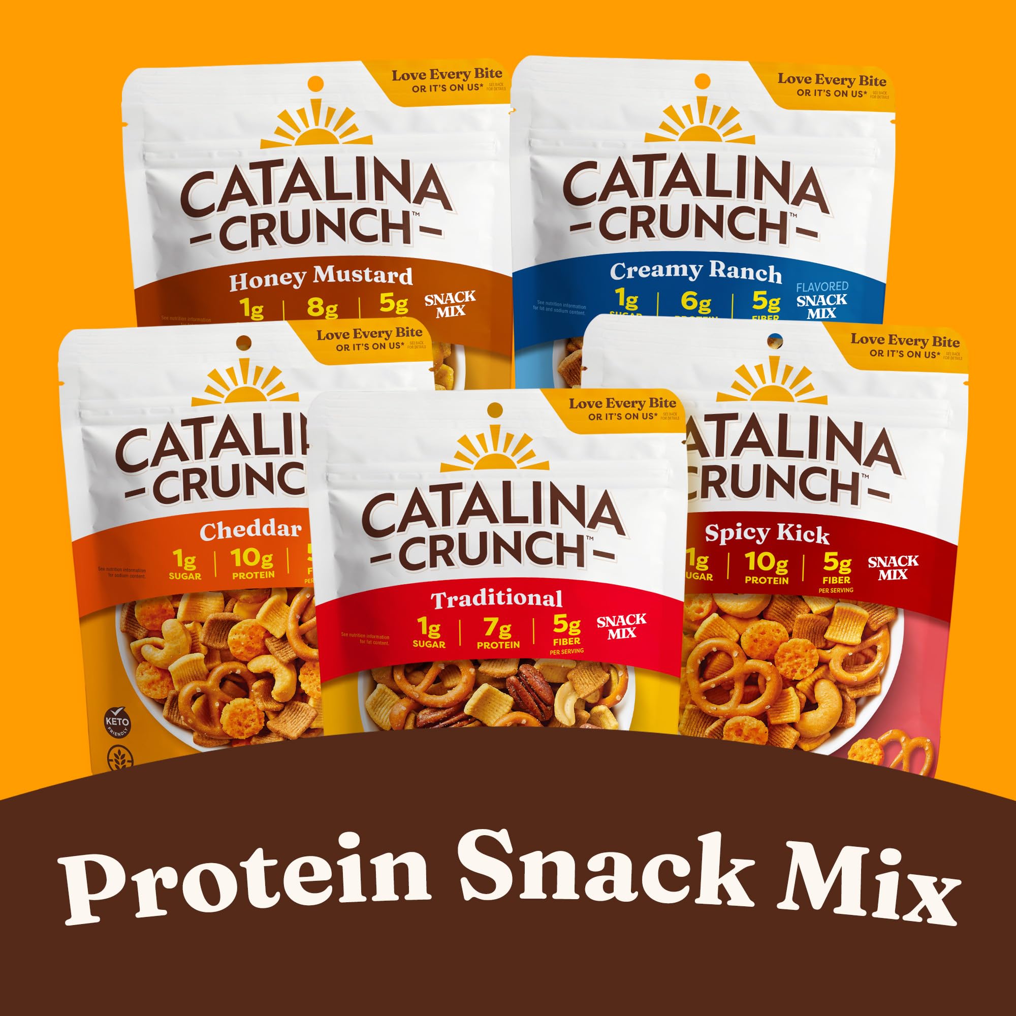 Catalina Crunch traditional cheese crisps highlight savory crunch in every bite.
