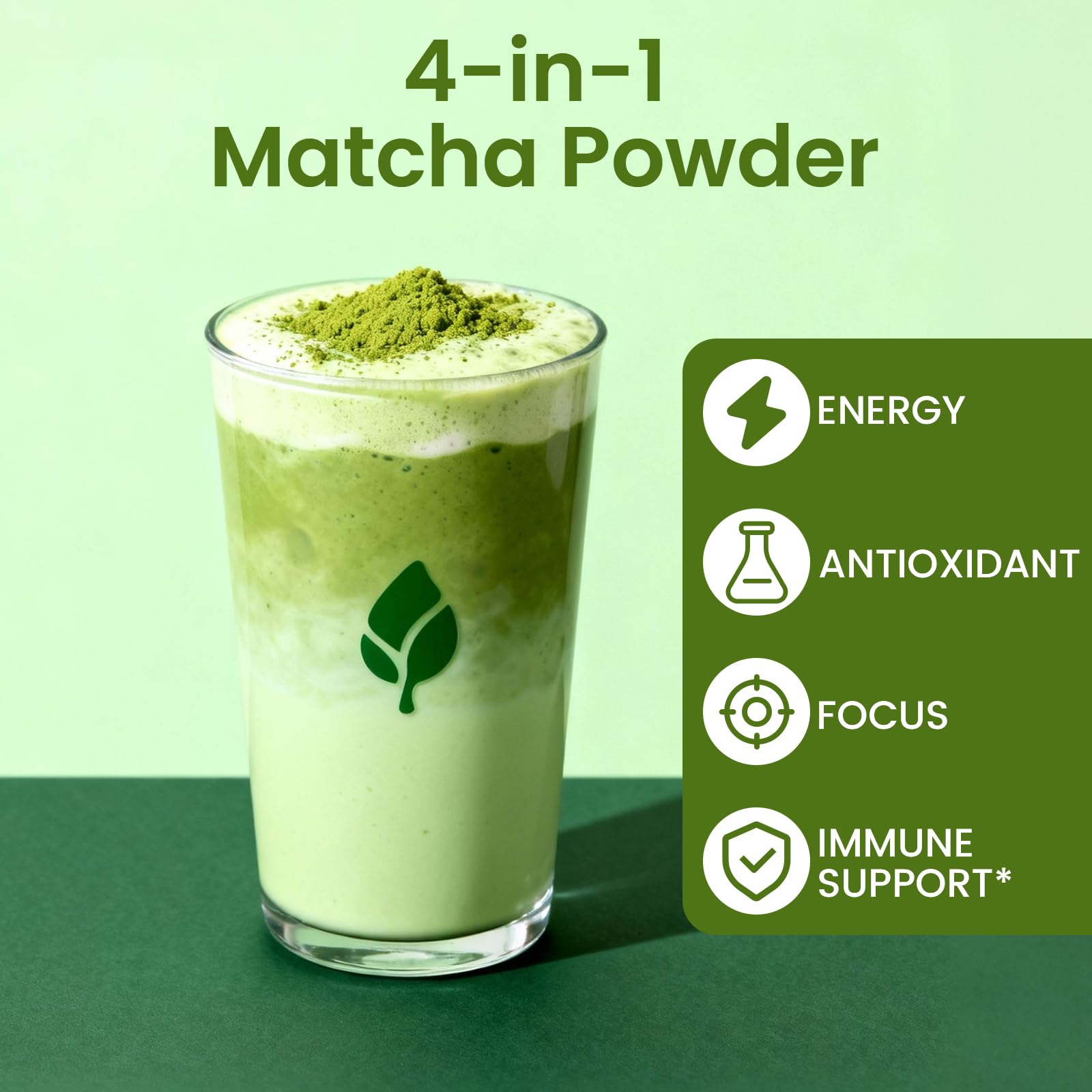 Catfit Matcha powder dissolving in water demonstrates smooth texture for nourishment.