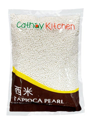 CATHAY KITCHEN sago pearls ready for bubble tea with a chewy bite.