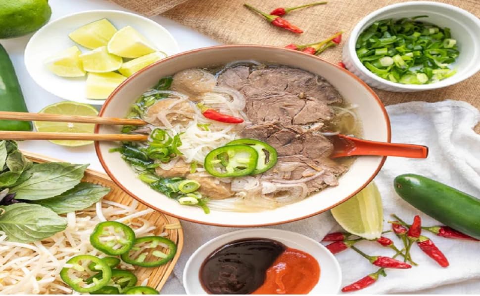 Cathay Pho Bac Spice label design highlights tradition and Vietnamese-inspired blend.