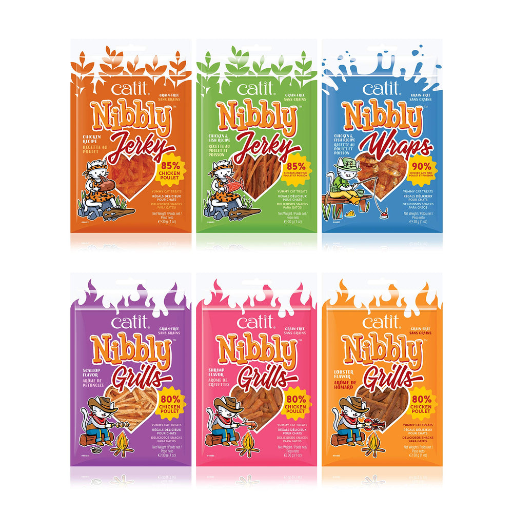 Catit Nibbly Wraps non-GMO ingredients for cats with discerning palates