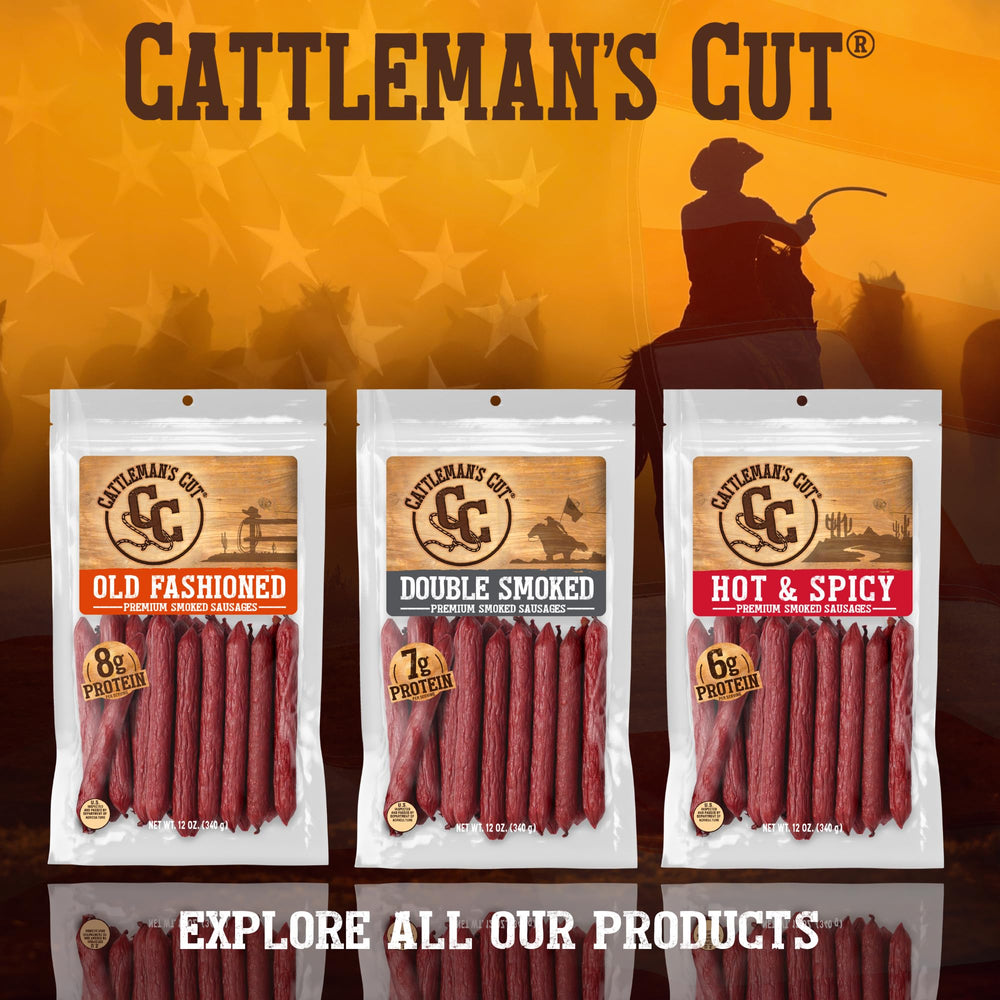 Yellowstone Wagyu sticks on the go, perfect for outdoor adventures.