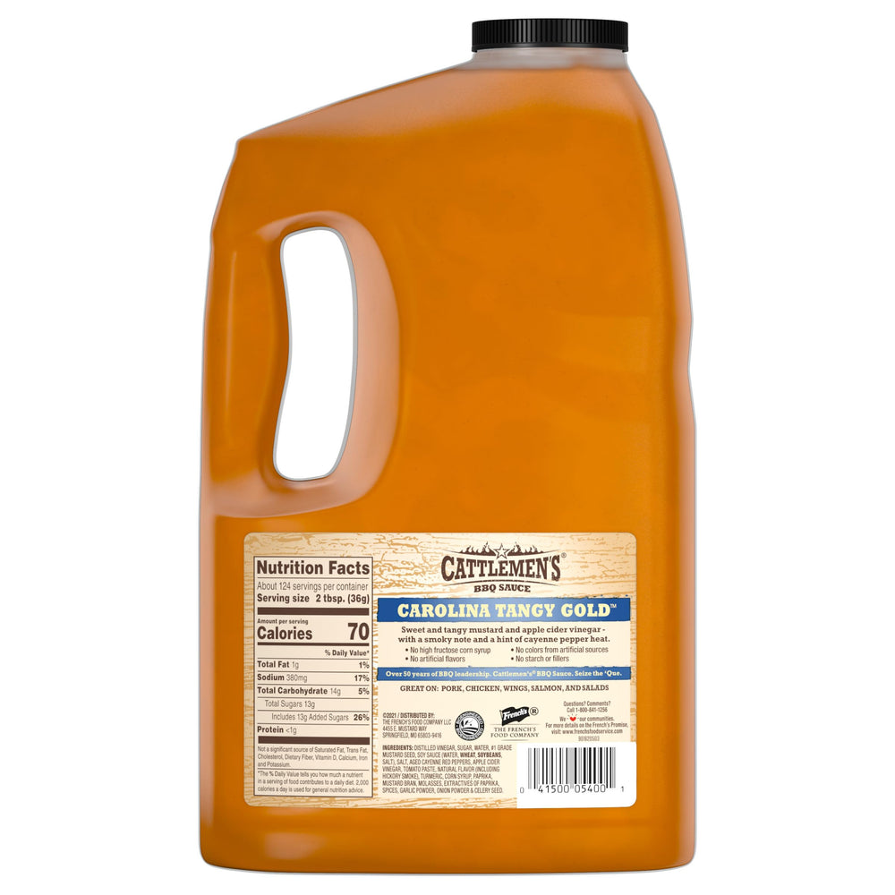 Cattlemen’s Tangy Gold bottle being poured demonstrates easy pour control.