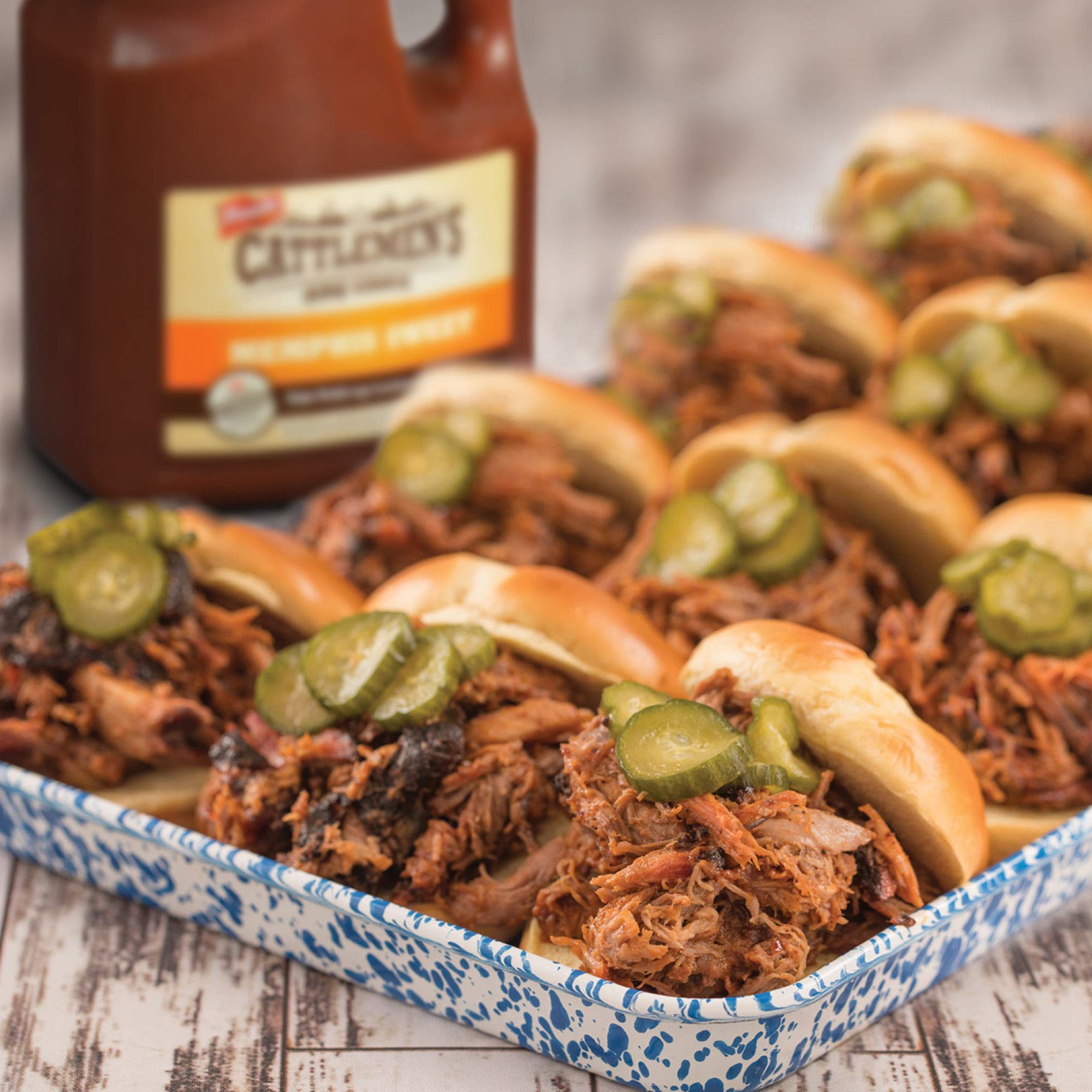 Cattlemen's Memphis Sweet BBQ Sauce bulk 1-gallon container for kitchens