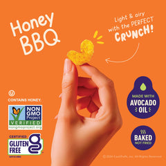 CauliPuffs Honey BBQ ingredients cauliﬂower cheddar — savory bites with a gentle crunch.