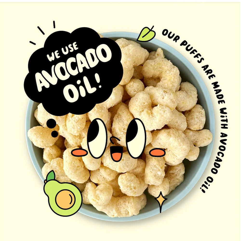 CauliPuffs Honey BBQ snack time — kid-friendly crunch without gluten.