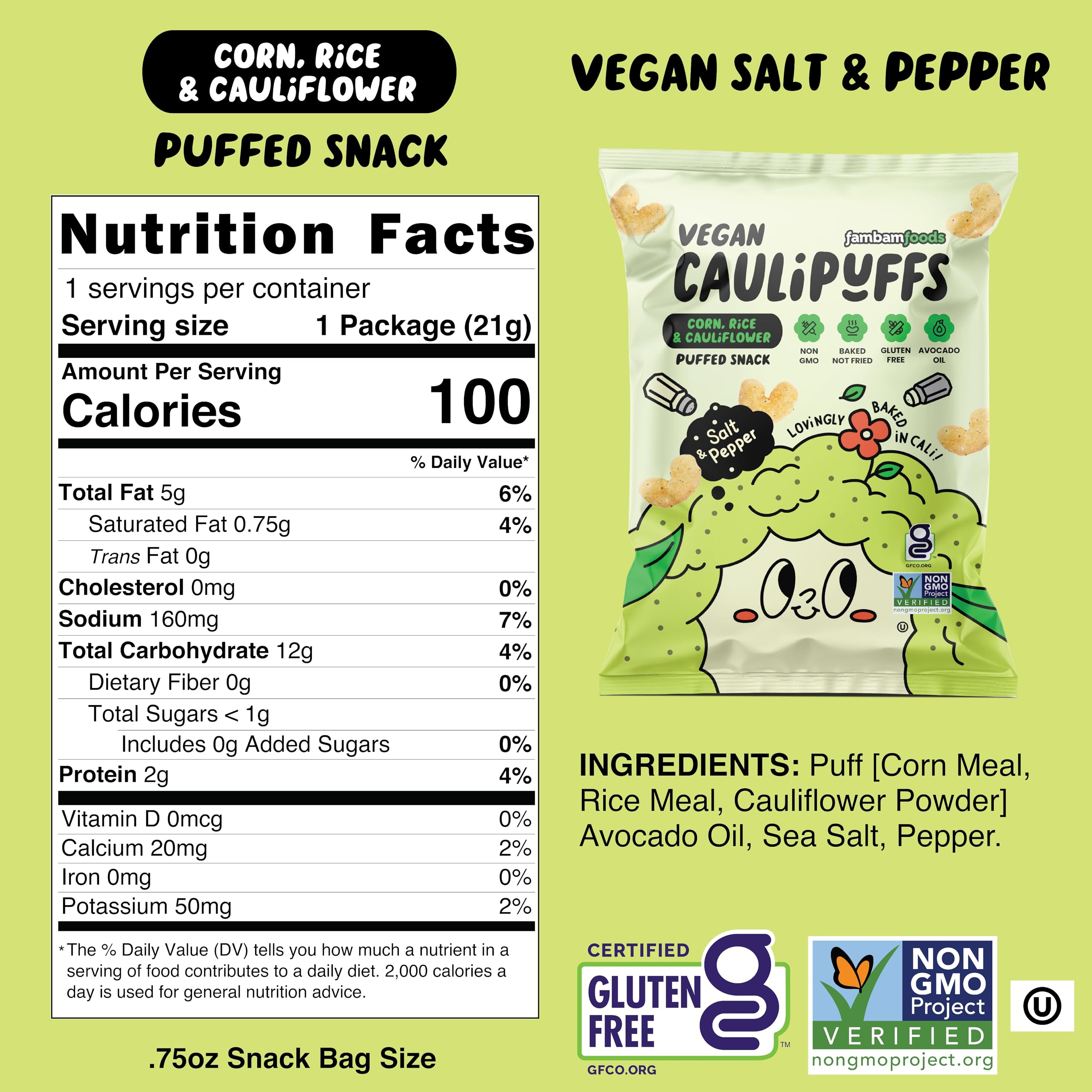 CauliPuffs puffs close-up shows airy texture perfect for satisfying crunch without heaviness.