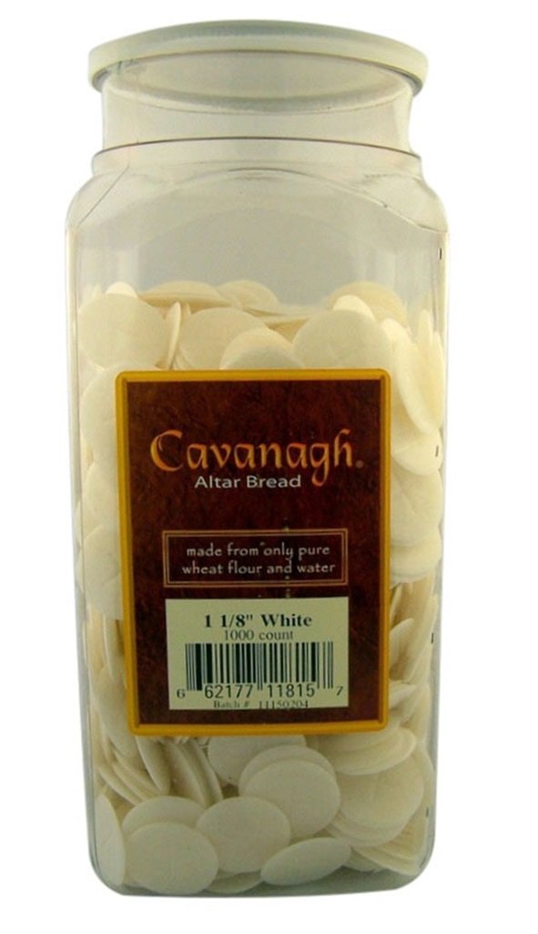 Cavanagh altar bread cross design wafer, ideal for Communion ceremonies