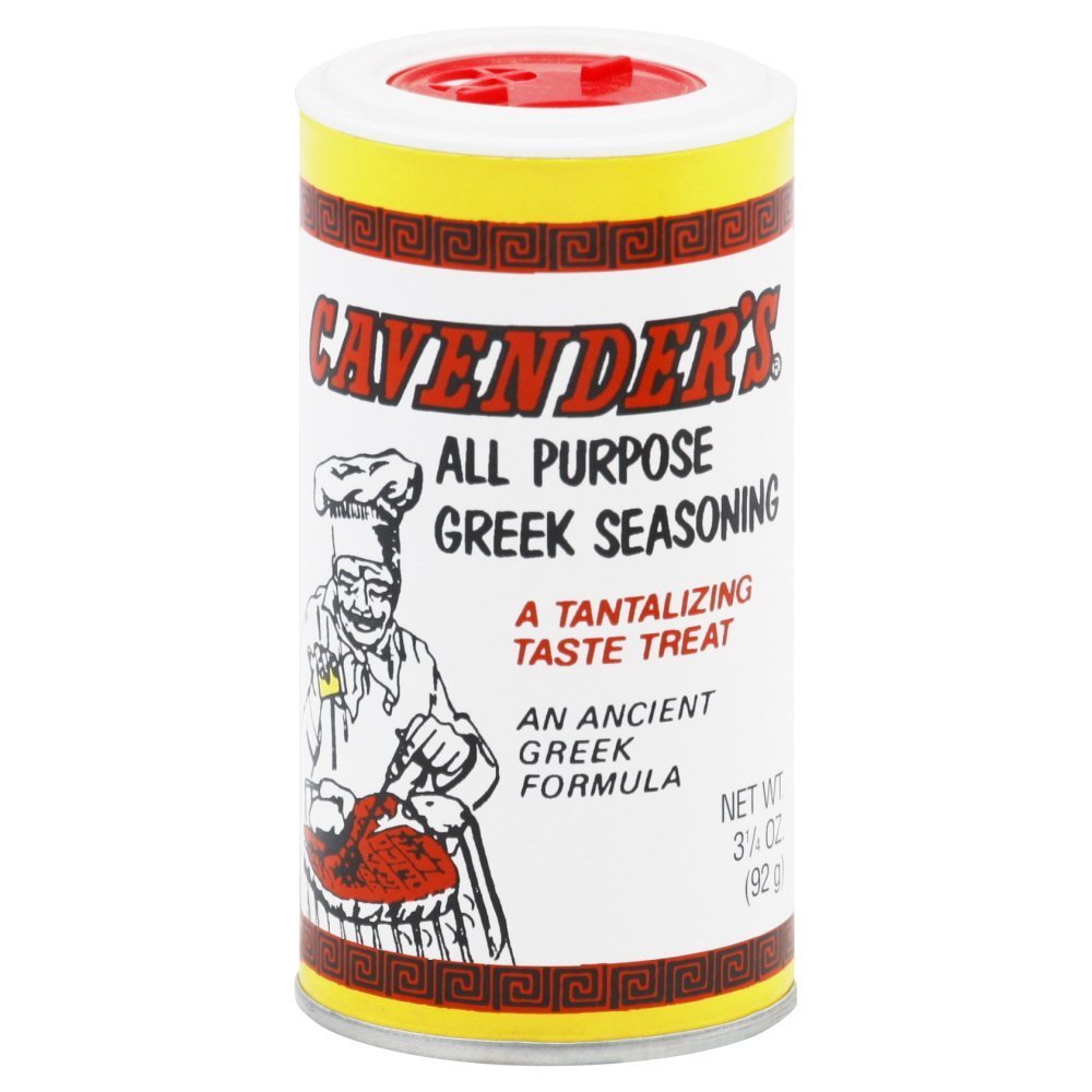 Cavender's Greek Seasoning 3-pack bottle adds Mediterranean-inspired flavor to meats and vegetables
