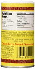 Close-up of Cavender's Greek Seasoning blend with herbs and spices