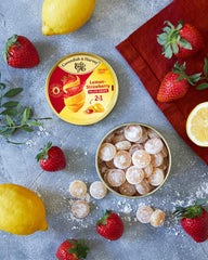 Cavendish & Harvey Double Fruit Drops strawberry filling for a fruity center.