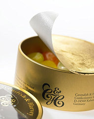 Cavendish & Harvey Mango Kiwi Drops close-up shows real fruit juice flavors for a tasty treat.