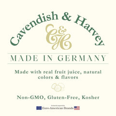 Cavendish & Harvey mixed fruit drops, varied flavors, ideal for pantry snacking.