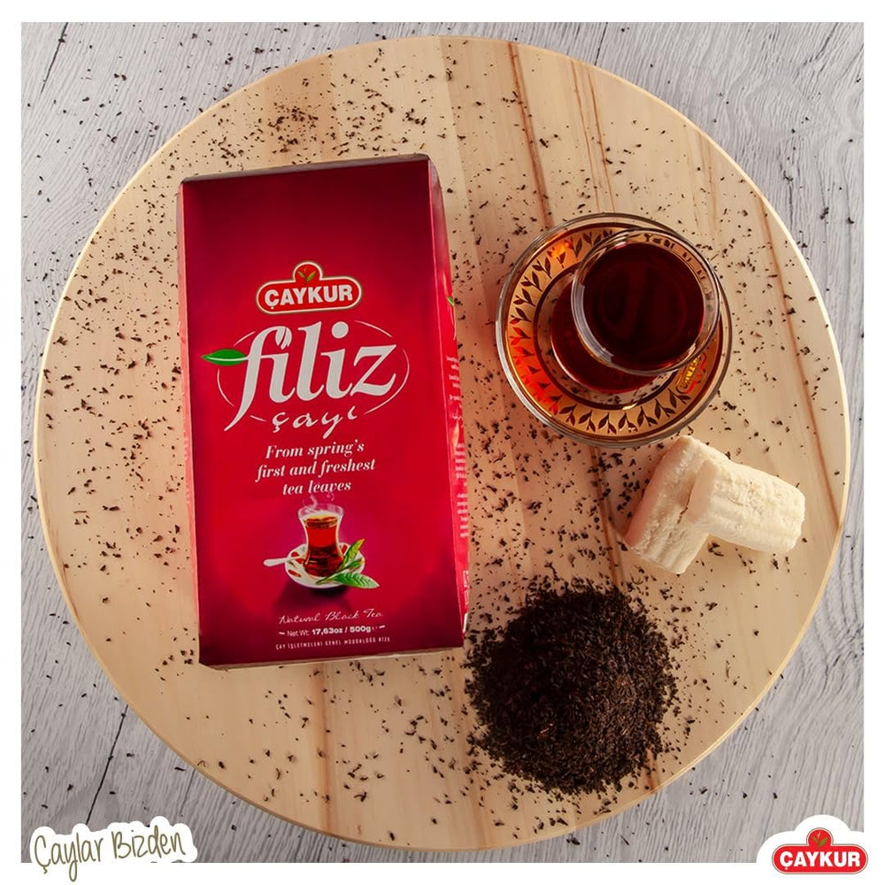 Caykur Filiz freshness-packed tea preserves aroma and color in airtight tins