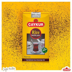 Caykur Rize Turist tea packaging showcases authentic Turkish tea and gifting appeal.