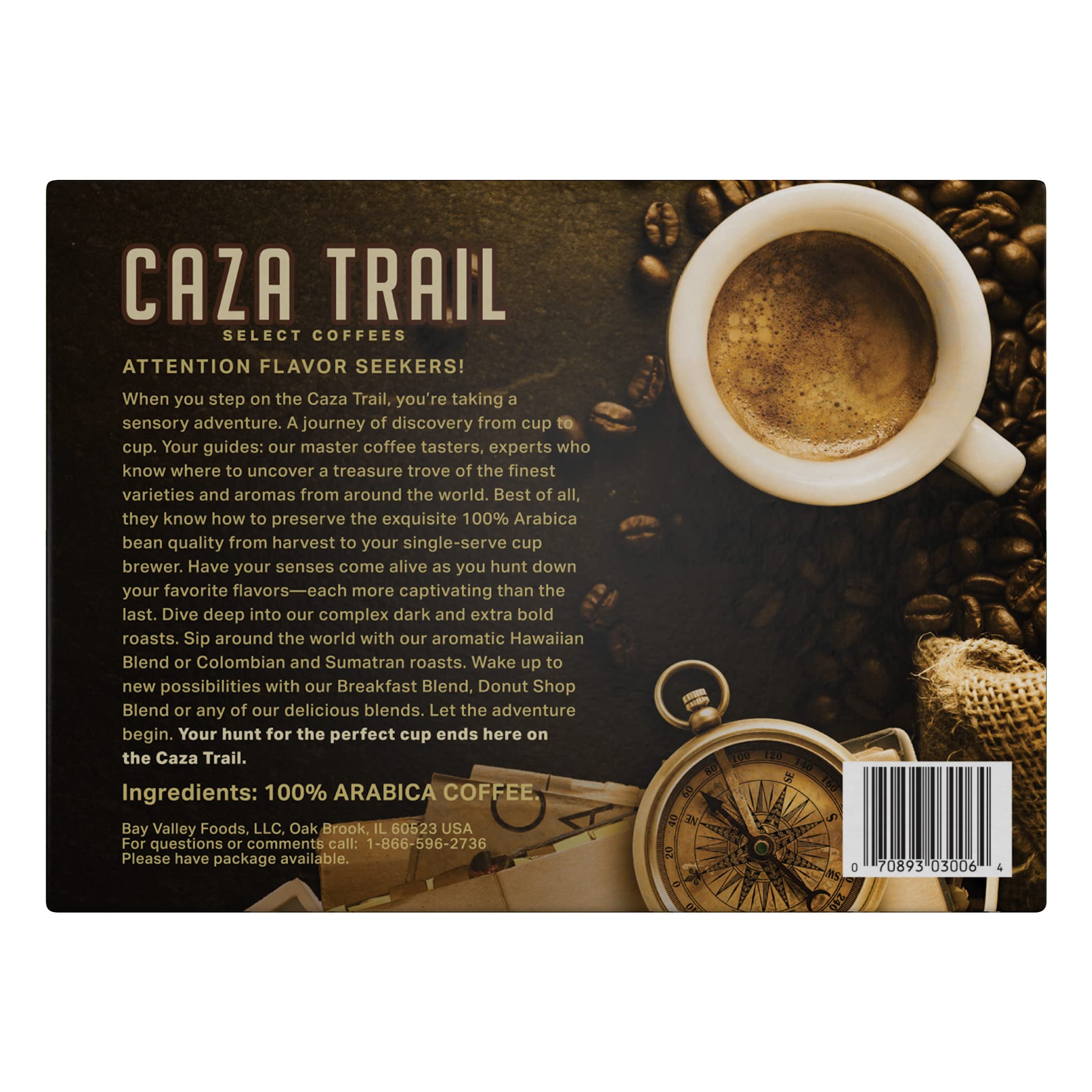 Caza Trail coffee pod in brewers for a fast, reliable brew