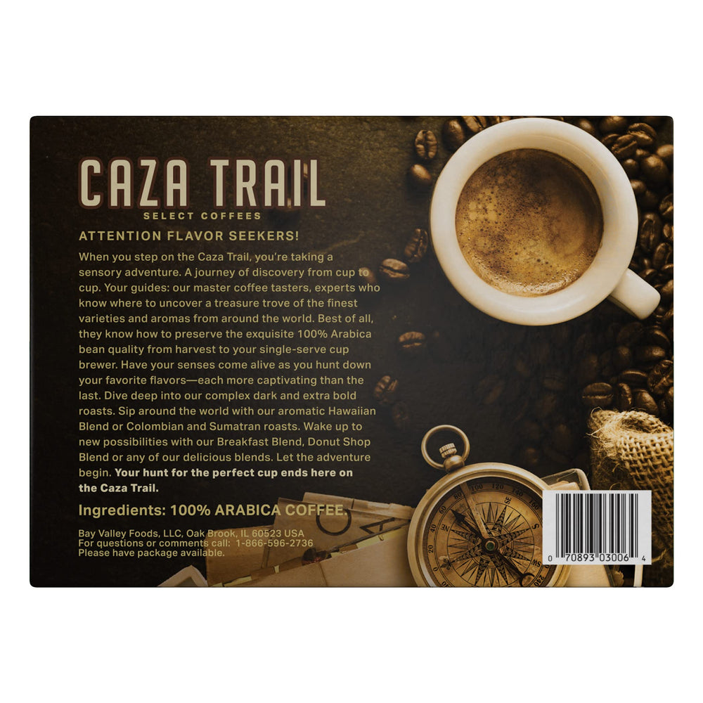Caza Trail coffee pod in brewers for a fast, reliable brew
