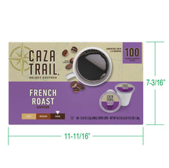 Caza Trail coffee steam rising from a mug conveys a fresh, inviting scent.
