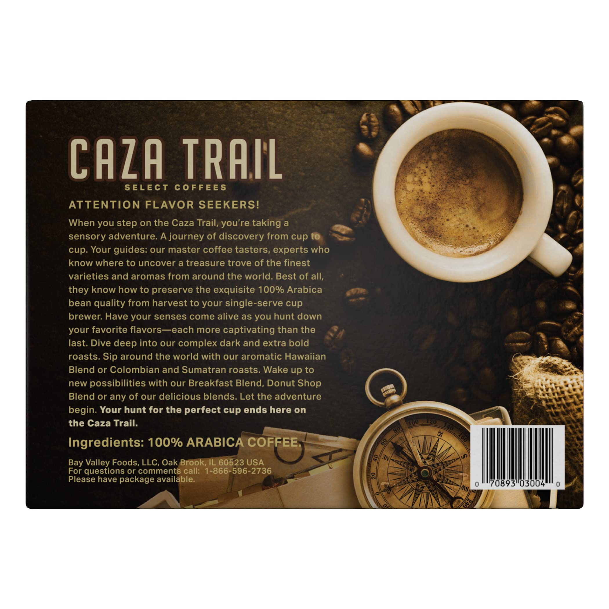 Caza Trail Arabica beans from Latin America promise balanced flavor
