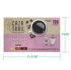 Caza Trail on-the-go coffee image highlighting portable freshness