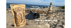 CB's Nuts lightly salted peanuts in a resealable bag, convenient for on-the-go snacking