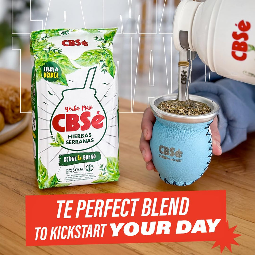 CBSé Mountain Herbs mate gourd bombilla, traditional preparation with authentic ceremony